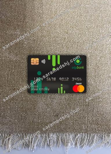 Croatia OTP bank master debit card photolook front